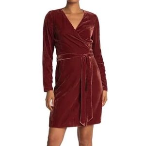 DVF Julian velvet Wrap Dress
